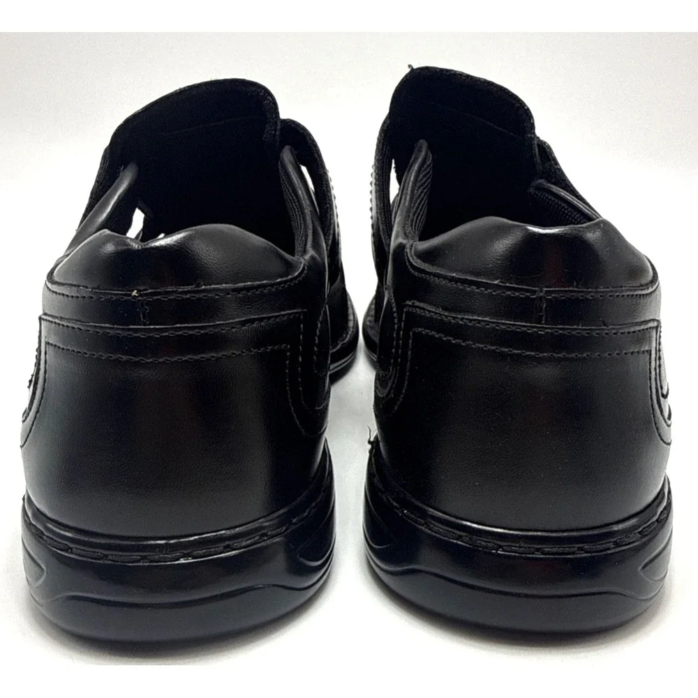 Stacy Adams Belmar Fisherman Sandals Mens Size 9.5 M Black Synthetic Hook & Loop